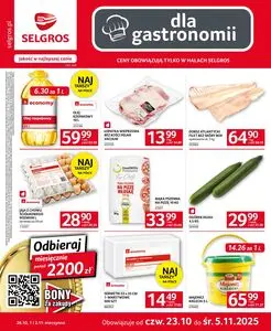 Gazetka promocyjna SELGROS, ważna od 2025-10-23 do 2025-11-05.