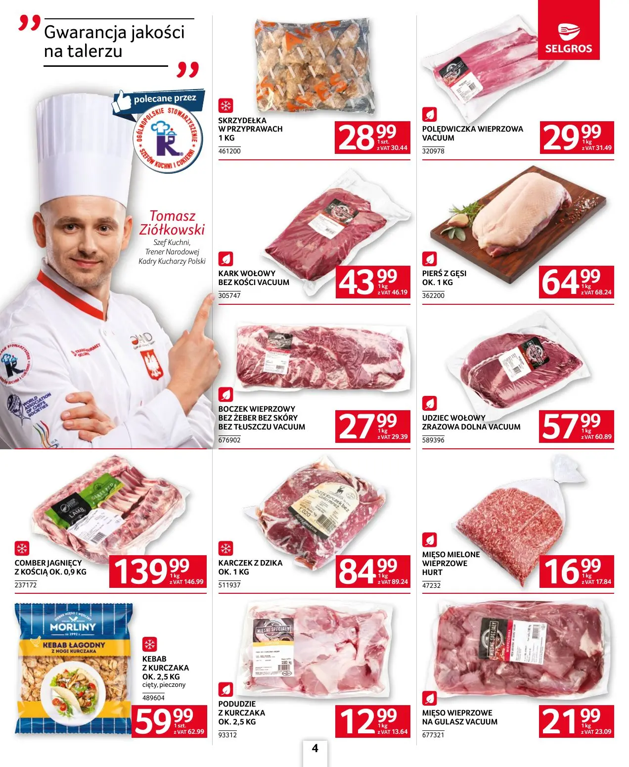gazetka promocyjna SELGROS Oferta dla gastronomii - Strona 4