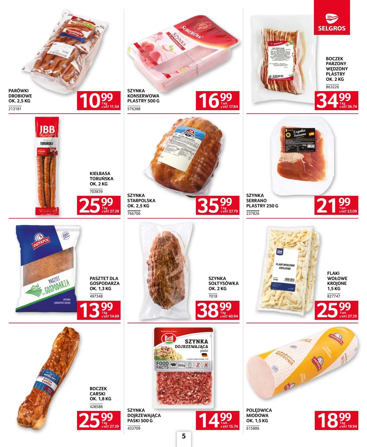 gazetka promocyjna SELGROS Oferta dla gastronomii - Strona 5