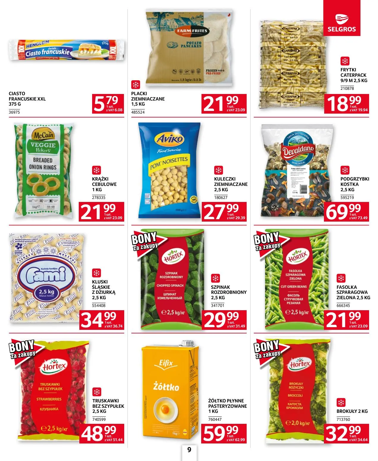 gazetka promocyjna SELGROS Oferta dla gastronomii - Strona 9