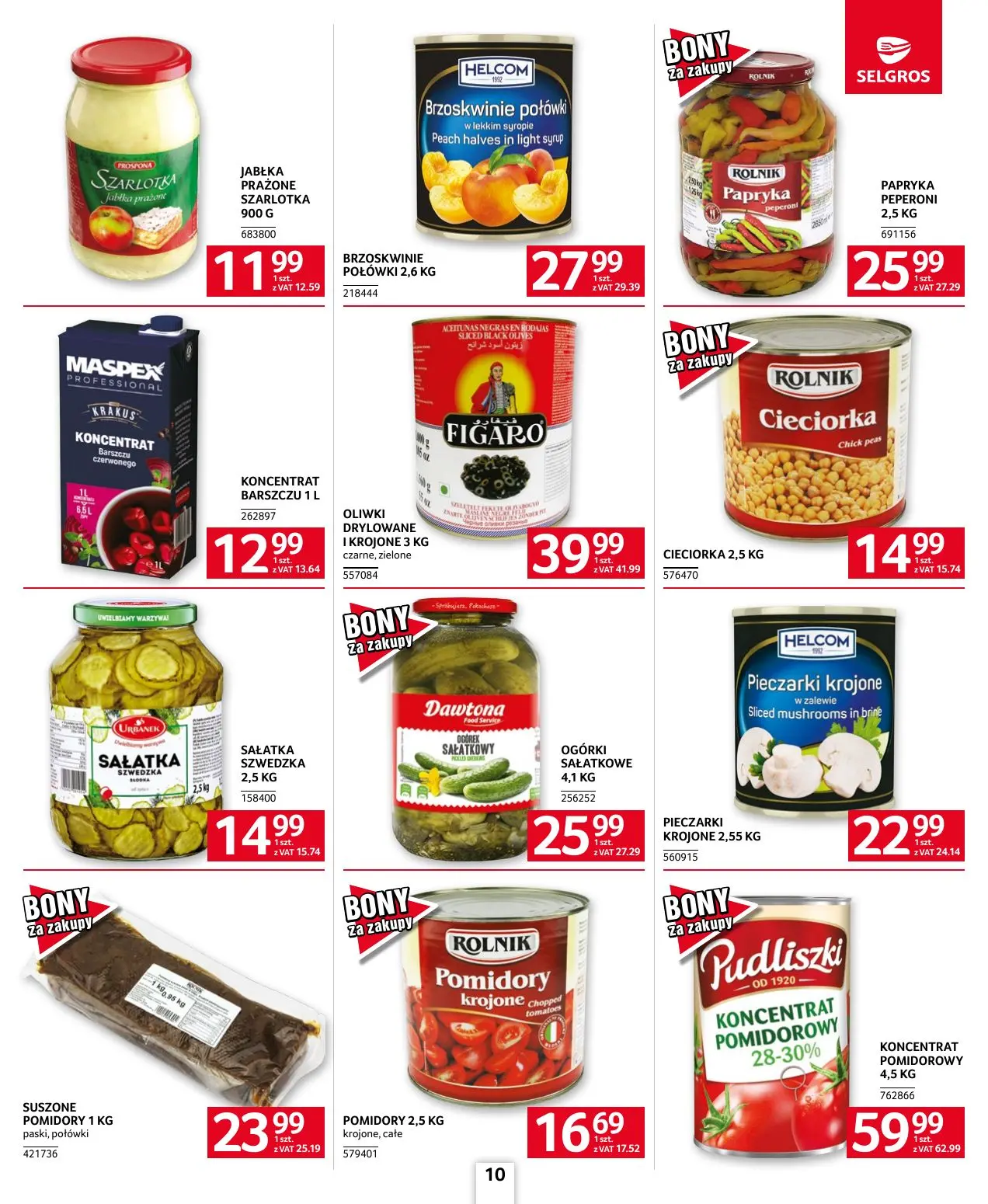 gazetka promocyjna SELGROS Oferta dla gastronomii - Strona 10