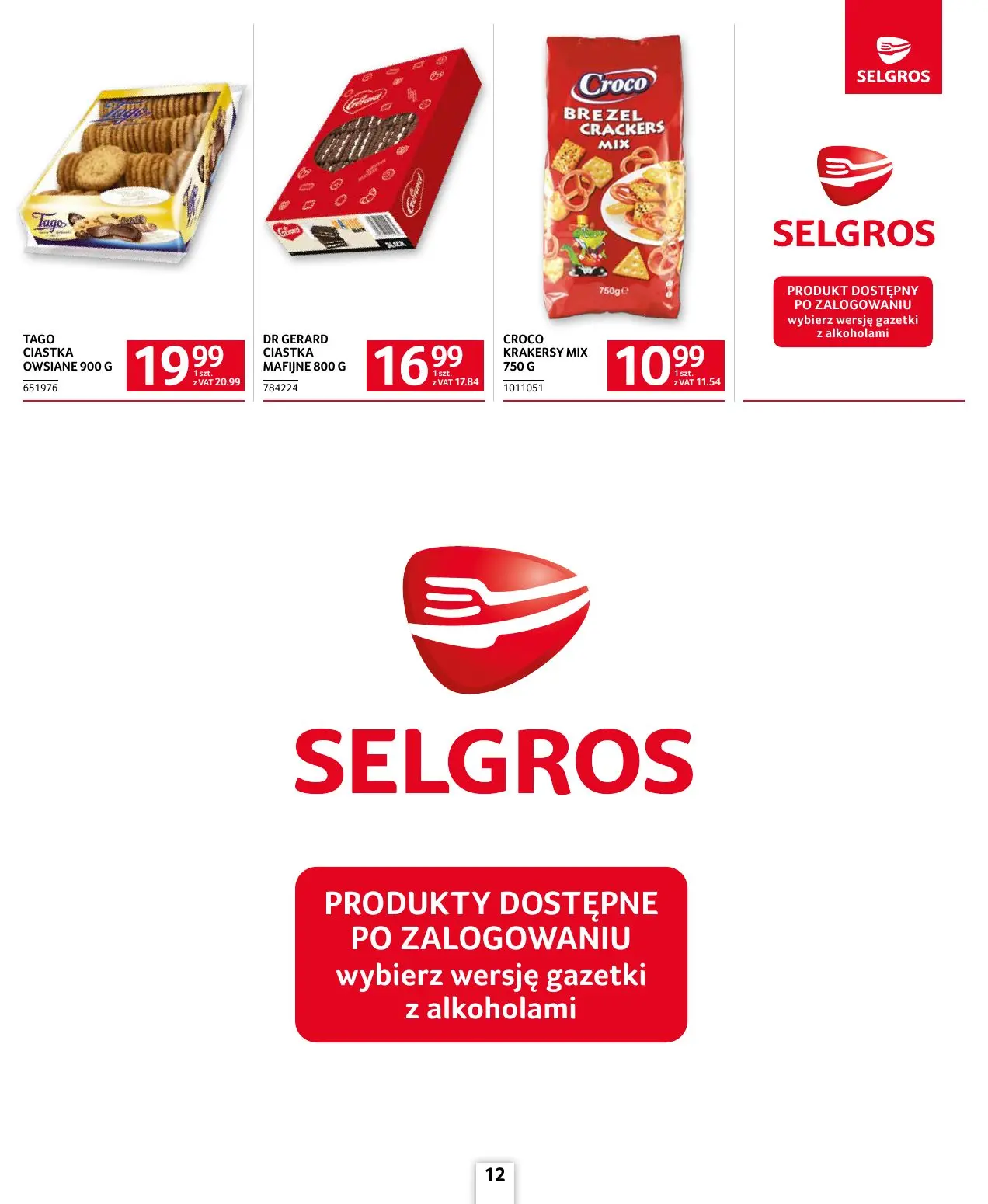 gazetka promocyjna SELGROS Oferta dla gastronomii - Strona 12