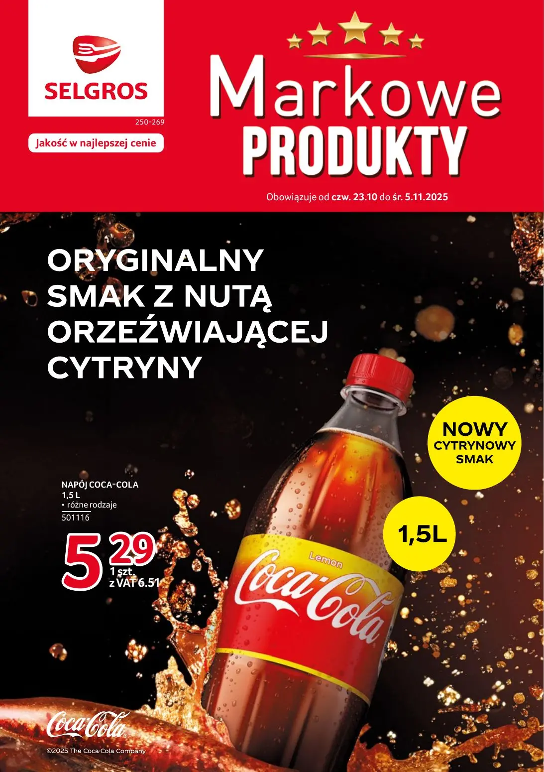 gazetka promocyjna SELGROS Markowe Produkty - Strona 1