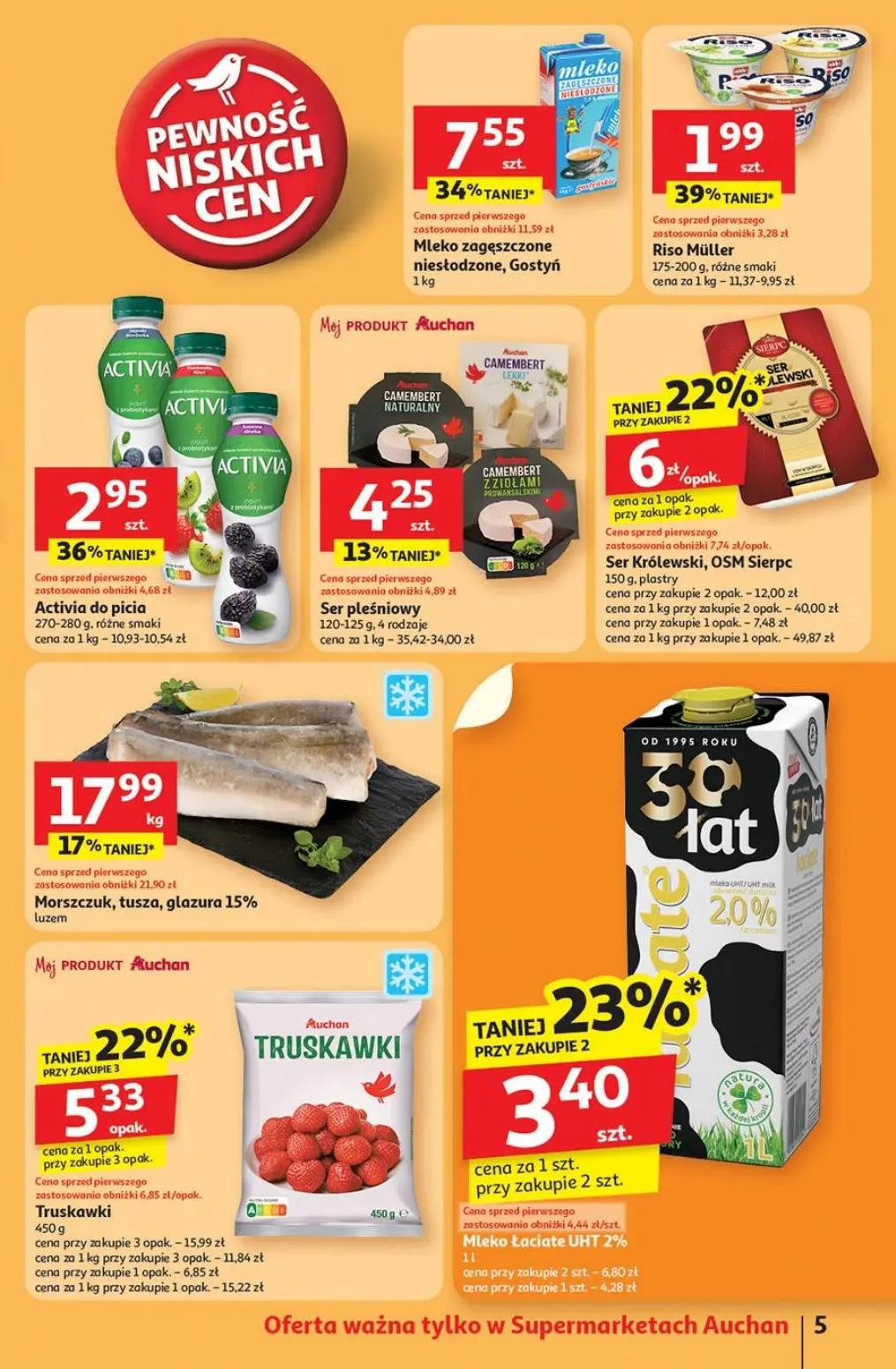 gazetka promocyjna Auchan Supermarket Pewność niskich cen - Strona 5