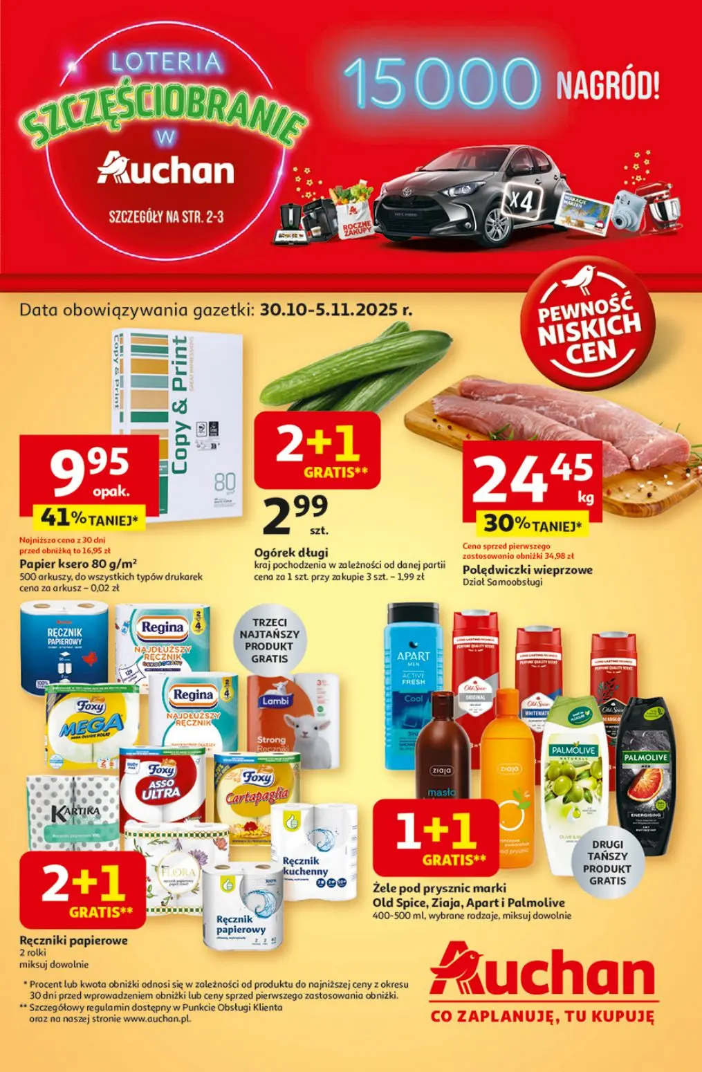 gazetka promocyjna Auchan Pewność niskich cen - Strona 1