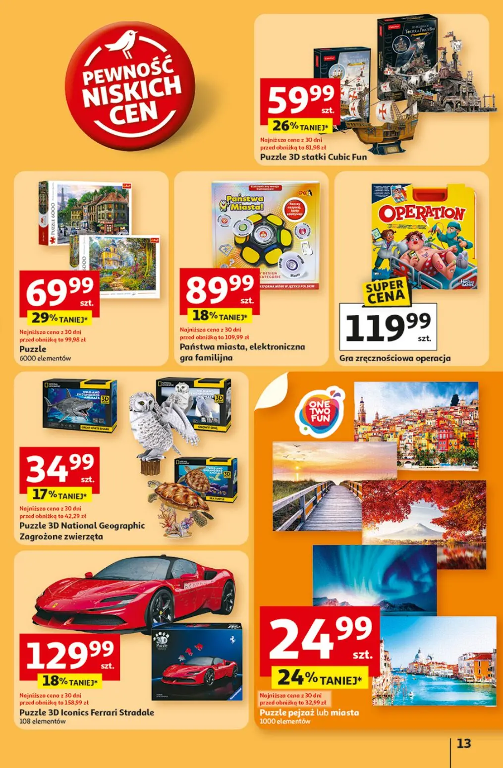 gazetka promocyjna Auchan Pewność niskich cen - Strona 13