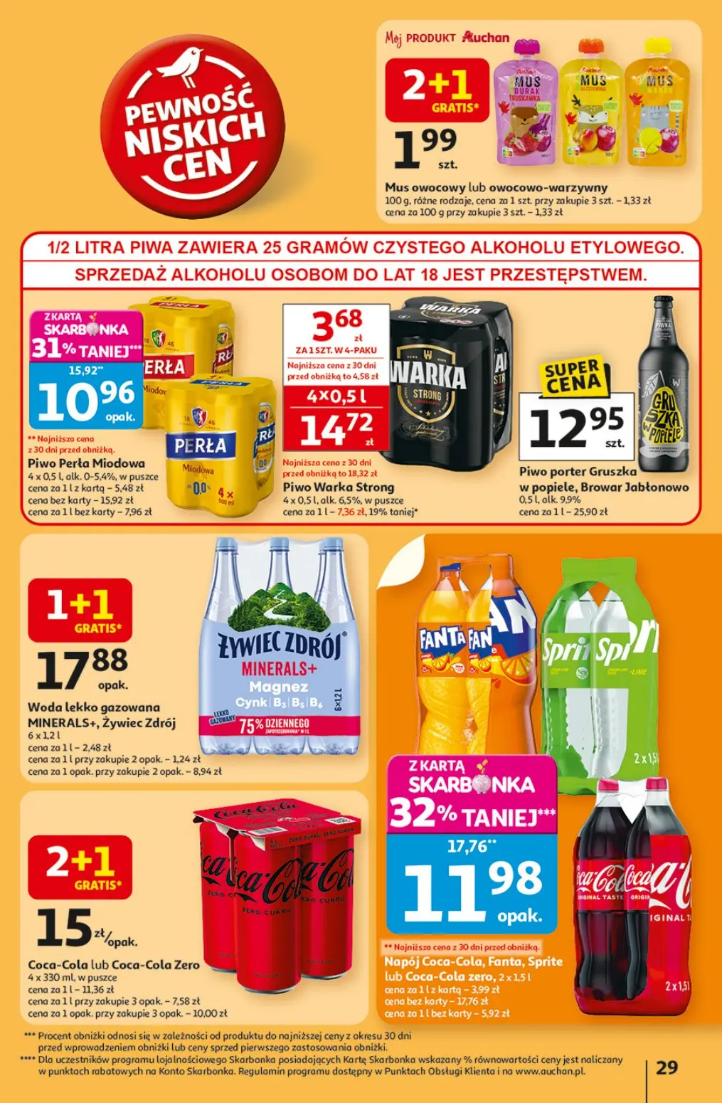gazetka promocyjna Auchan Pewność niskich cen - Strona 29