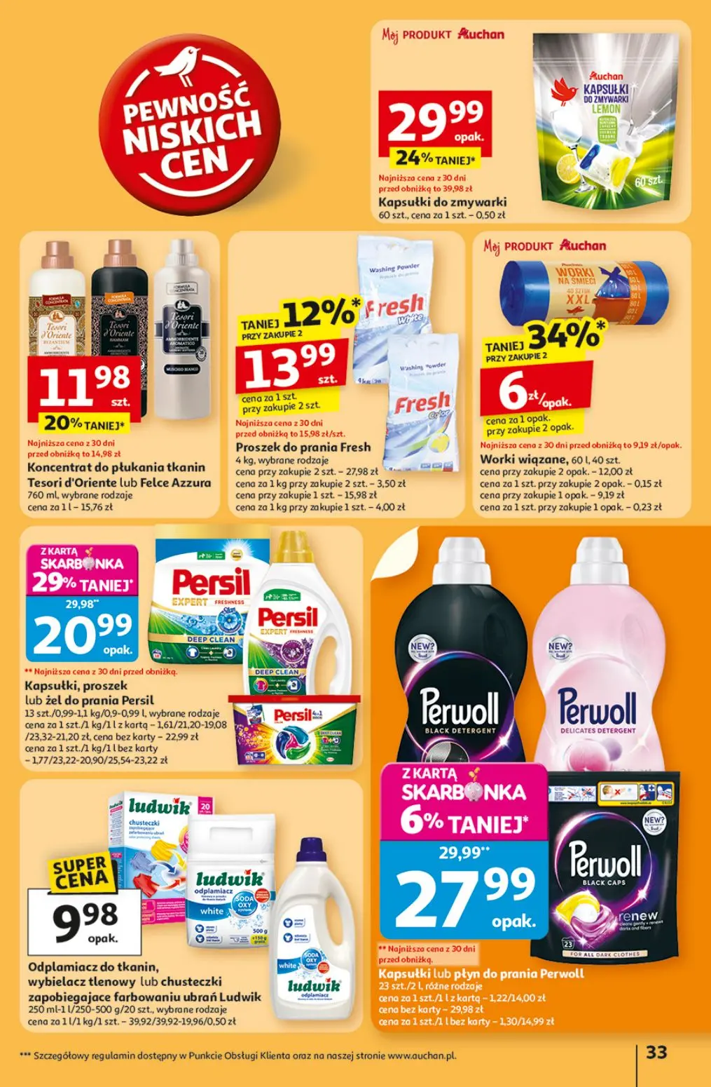 gazetka promocyjna Auchan Pewność niskich cen - Strona 33