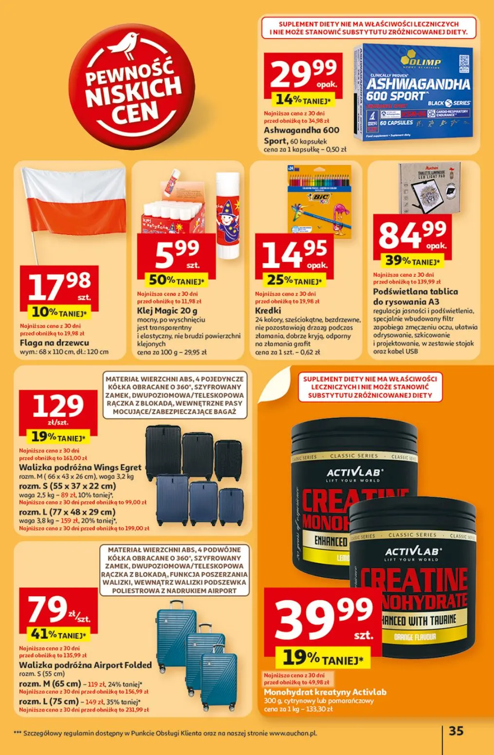 gazetka promocyjna Auchan Pewność niskich cen - Strona 35