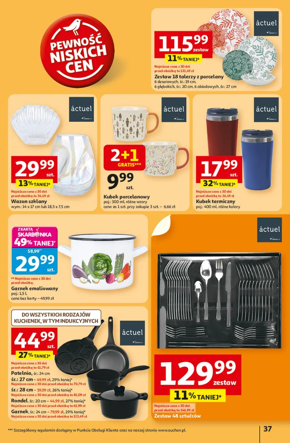 gazetka promocyjna Auchan Pewność niskich cen - Strona 37