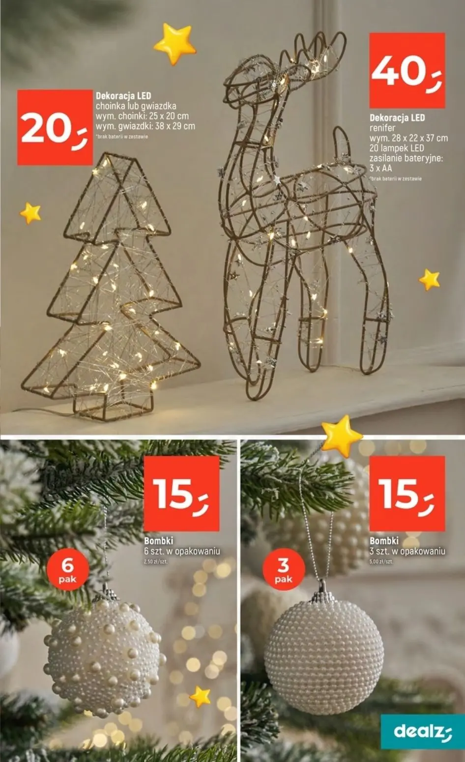 gazetka promocyjna Dealz Świąteczne gwiazdy cenowe - Strona 15