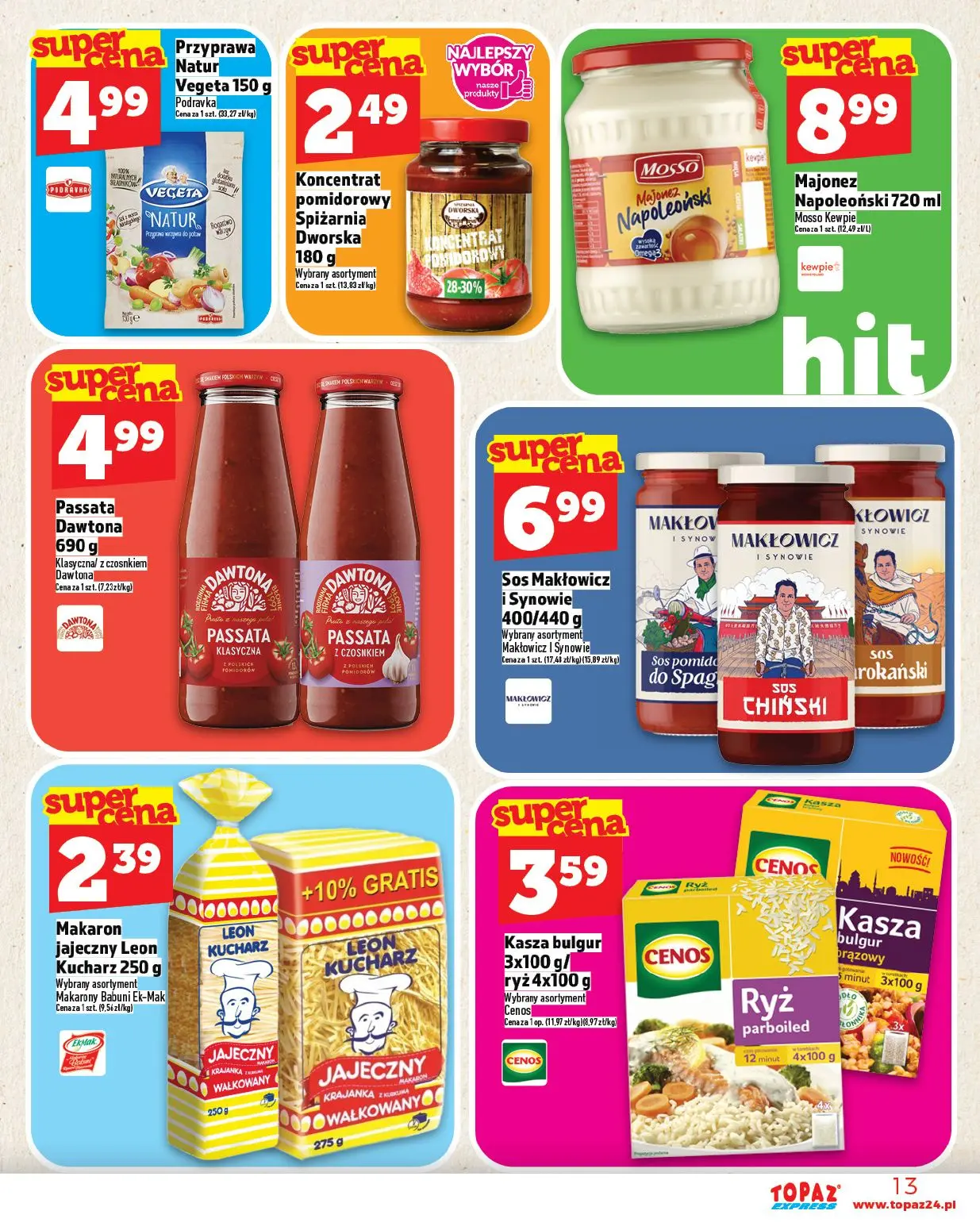 gazetka promocyjna Topaz Express - Strona 13