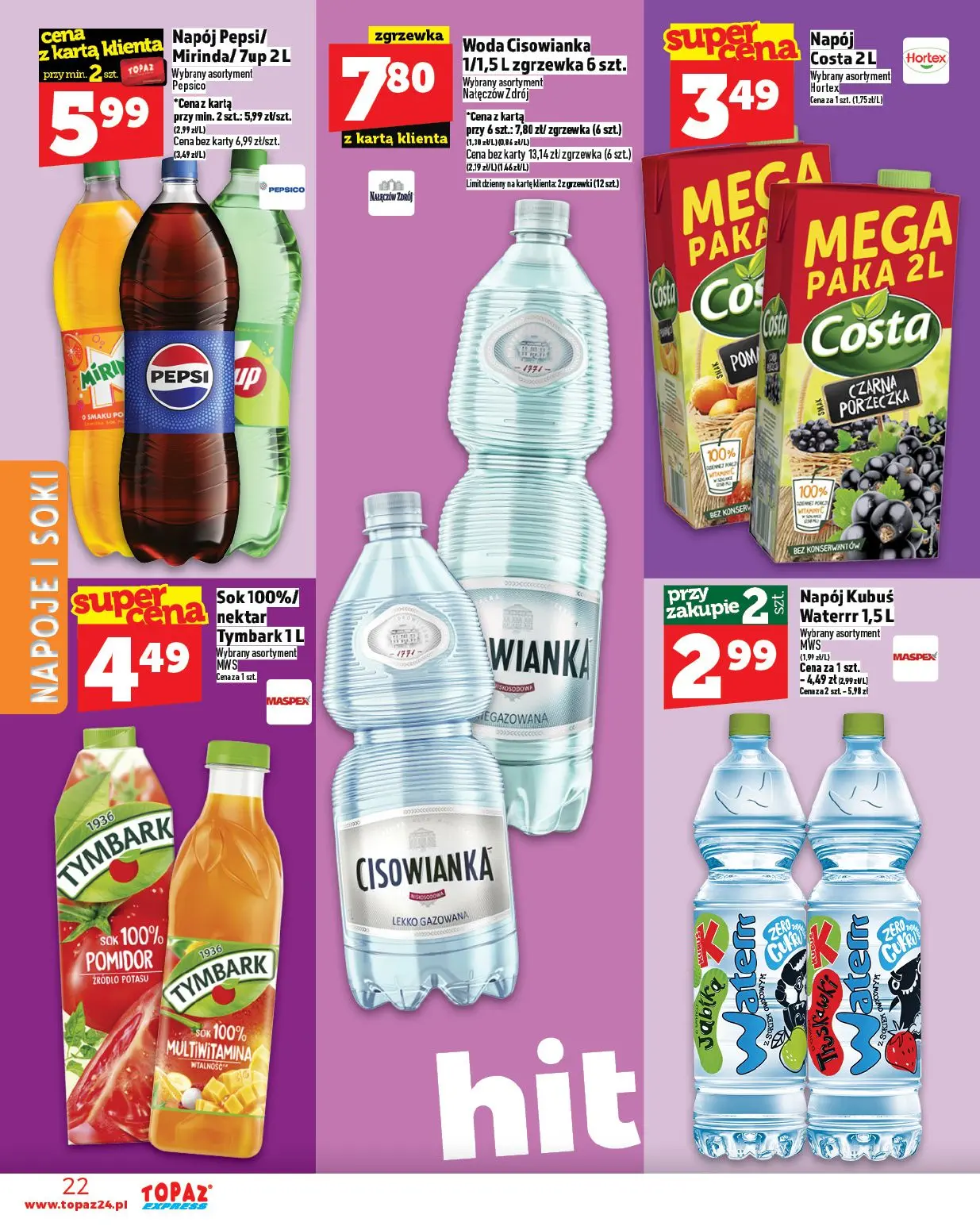 gazetka promocyjna Topaz Express - Strona 22