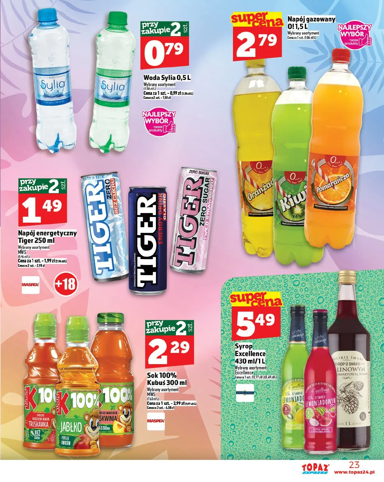 gazetka promocyjna Topaz Express - Strona 23
