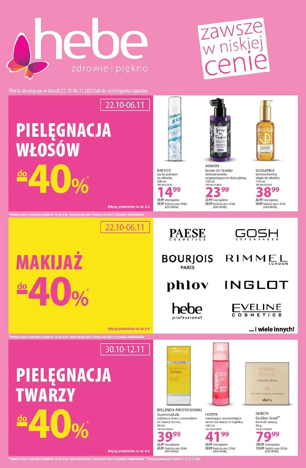 gazetka promocyjna hebe Zawsze w niskiej cenie - Strona 1