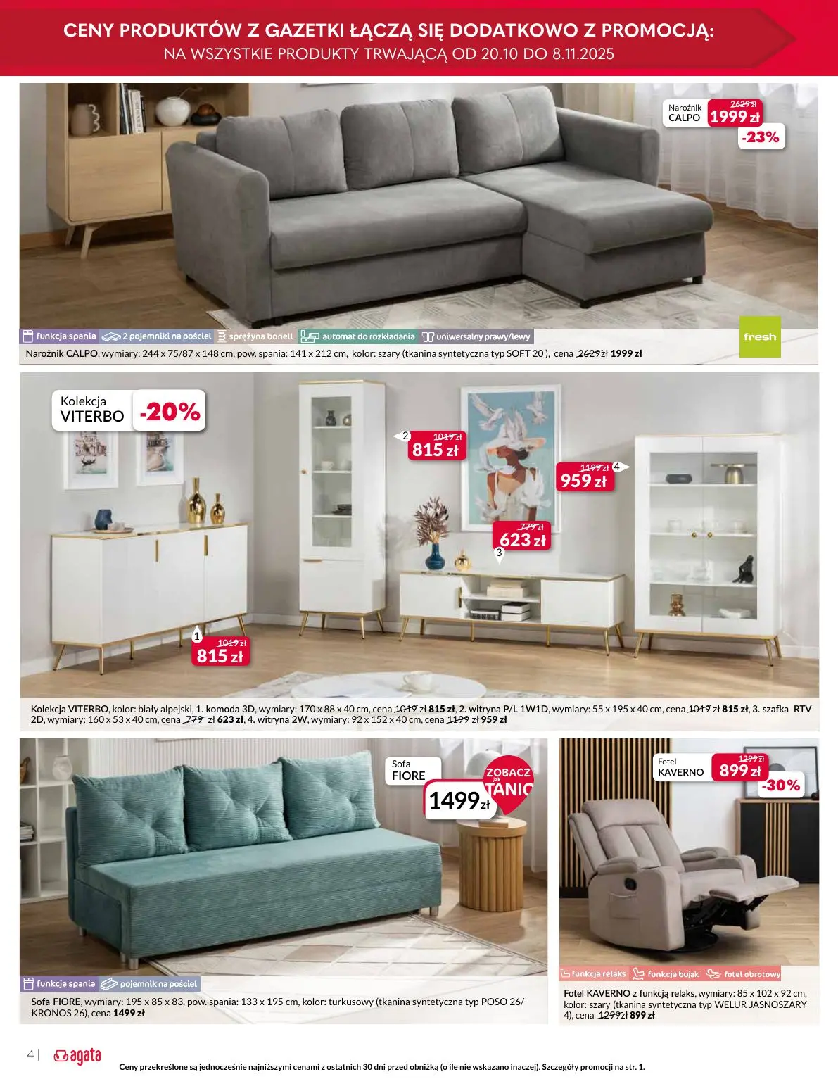 gazetka promocyjna Agata Meble i dodatki - Strona 4