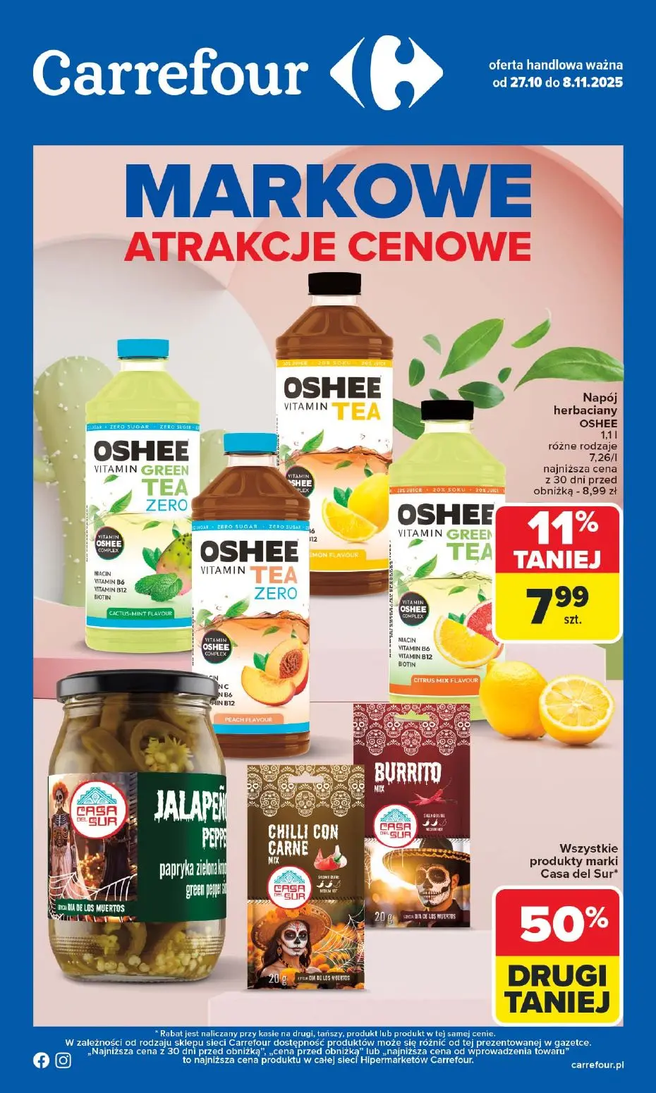 gazetka promocyjna Carrefour Markowe atrakcje cenowe - Strona 1