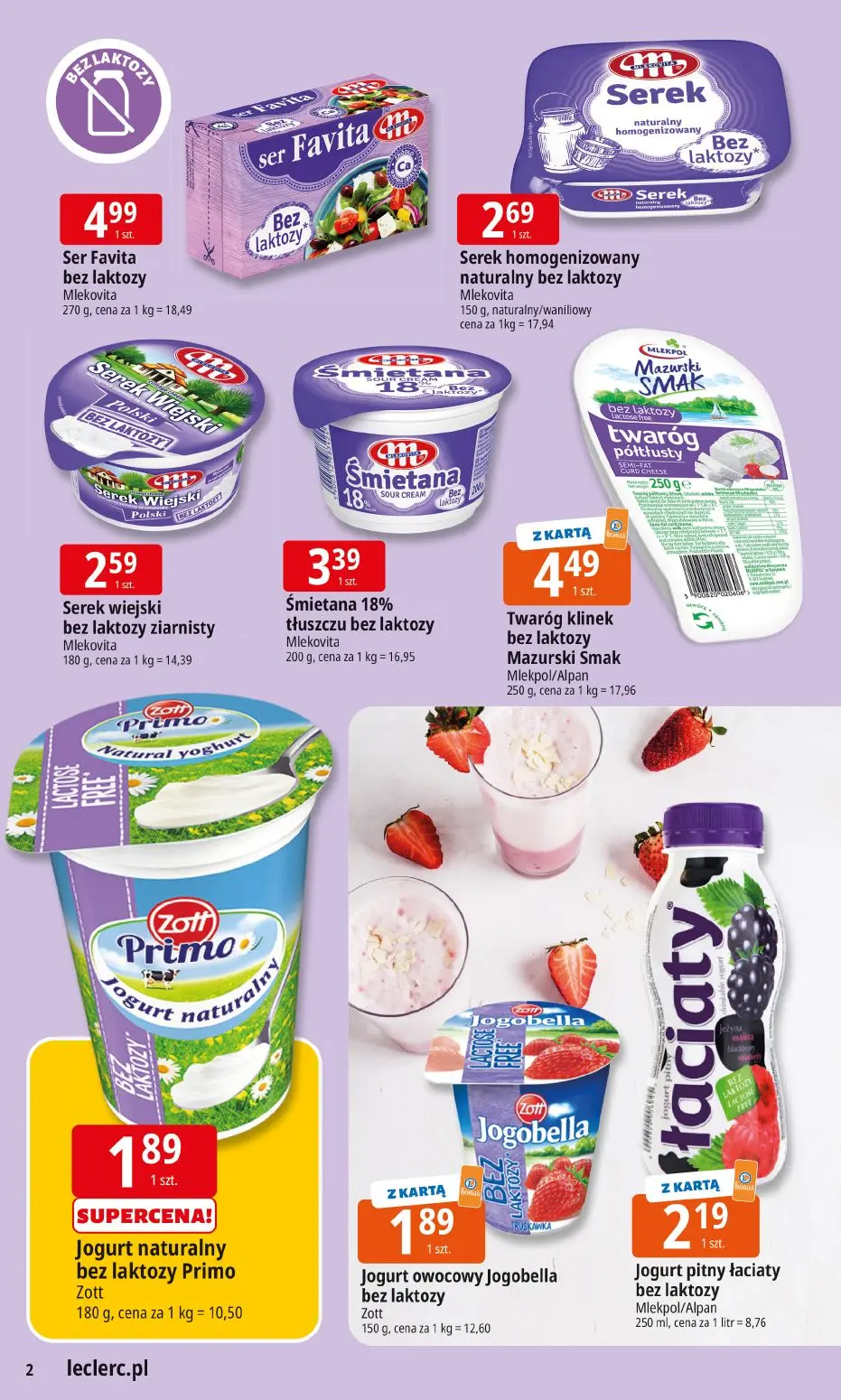 gazetka promocyjna E.Leclerc Wybór w dobrej cenie - Strona 2