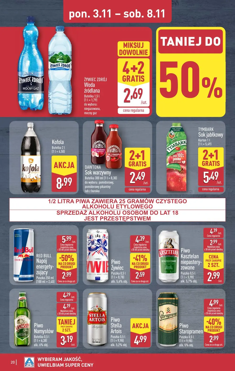 gazetka promocyjna ALDI Raz ALDI, zawsze coś z ALDI - Strona 20
