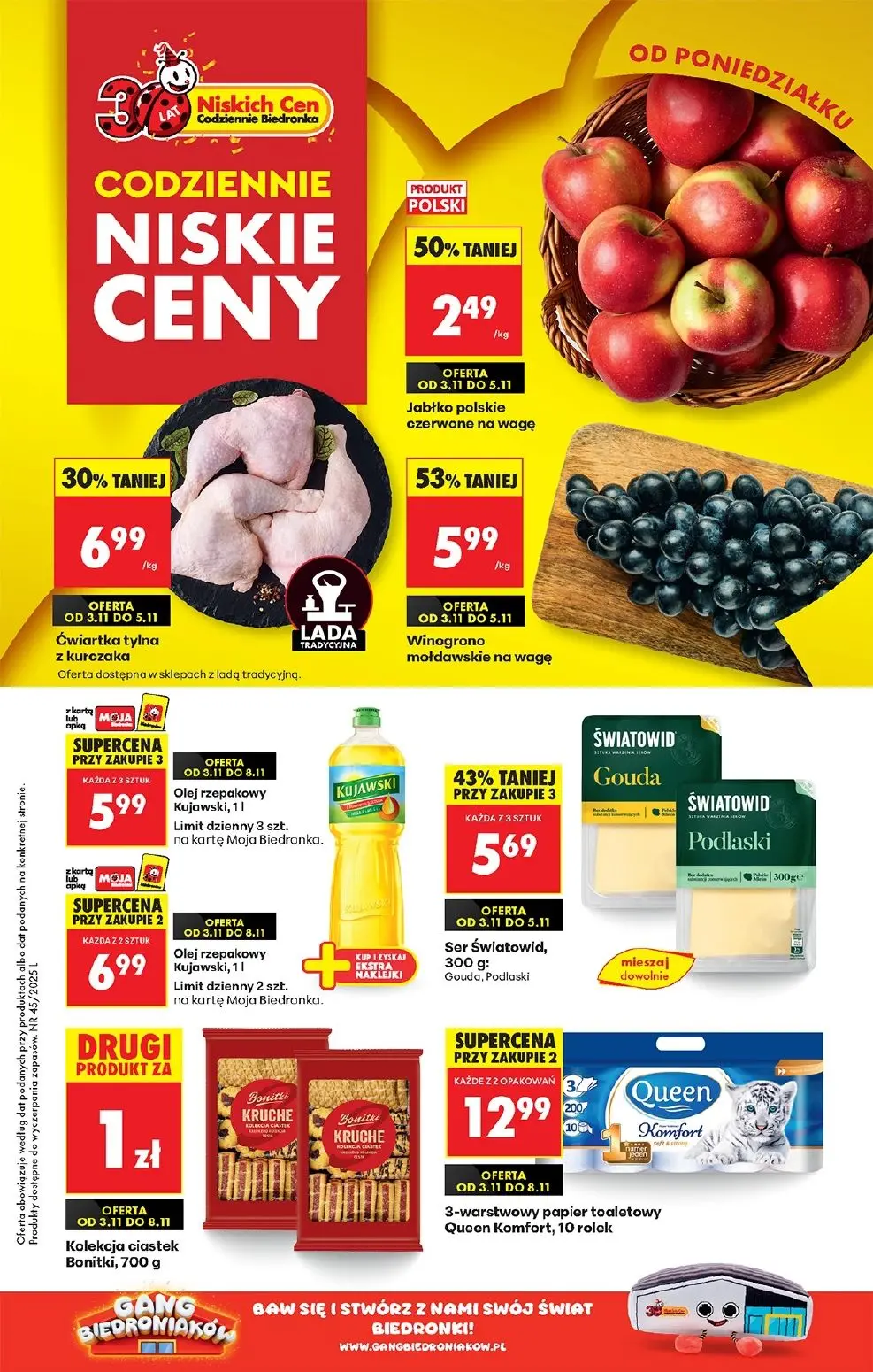 gazetka promocyjna Biedronka Lada tradycyjna. Od poniedziałku  - Strona 1