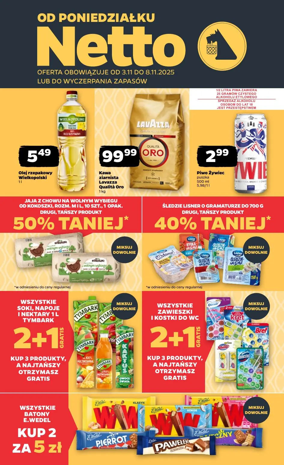 gazetka promocyjna NETTO Oferta od poniedziałku - Strona 1