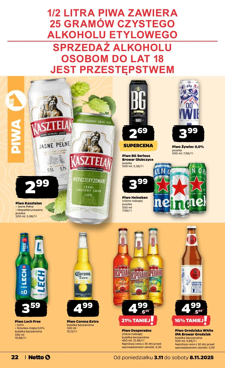 gazetka promocyjna NETTO Oferta od poniedziałku - Strona 22