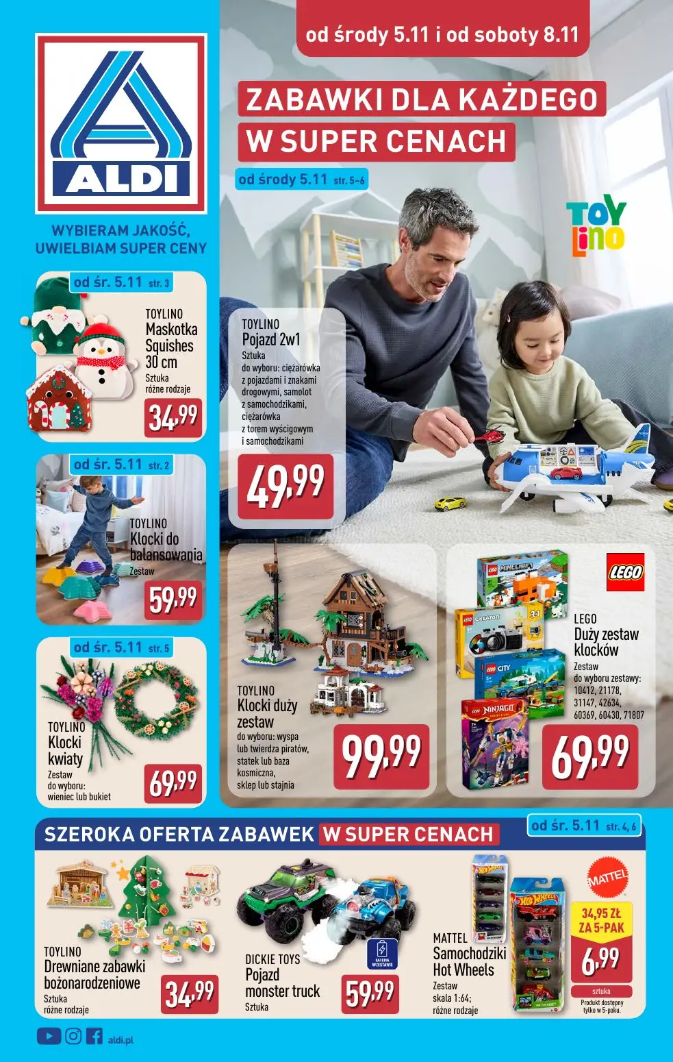 gazetka promocyjna ALDI Zabawki dla każdego od środy i od soboty 🧸🎮 - Strona 1