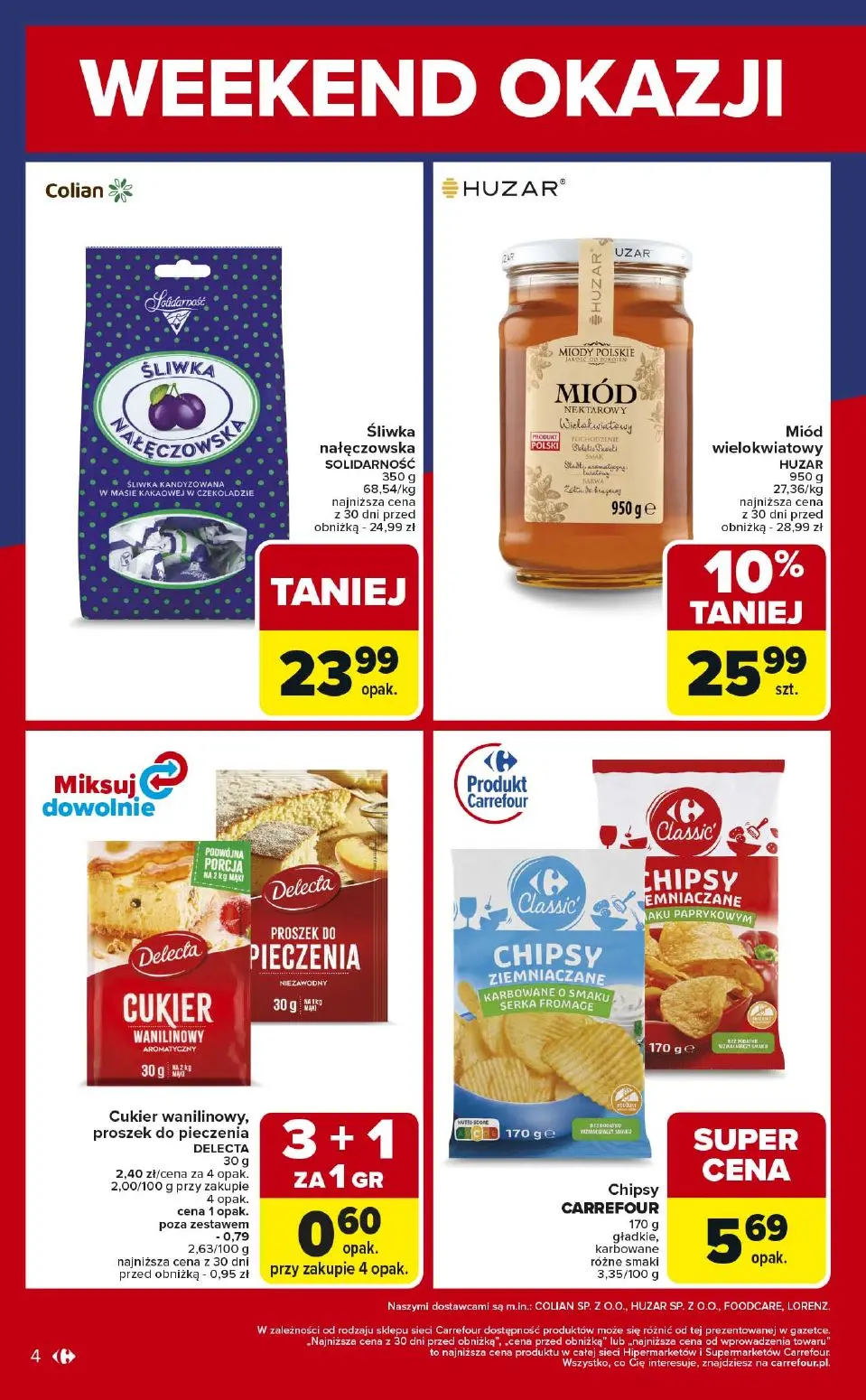 gazetka promocyjna Carrefour Market Weekend już od czwartku! - Strona 4