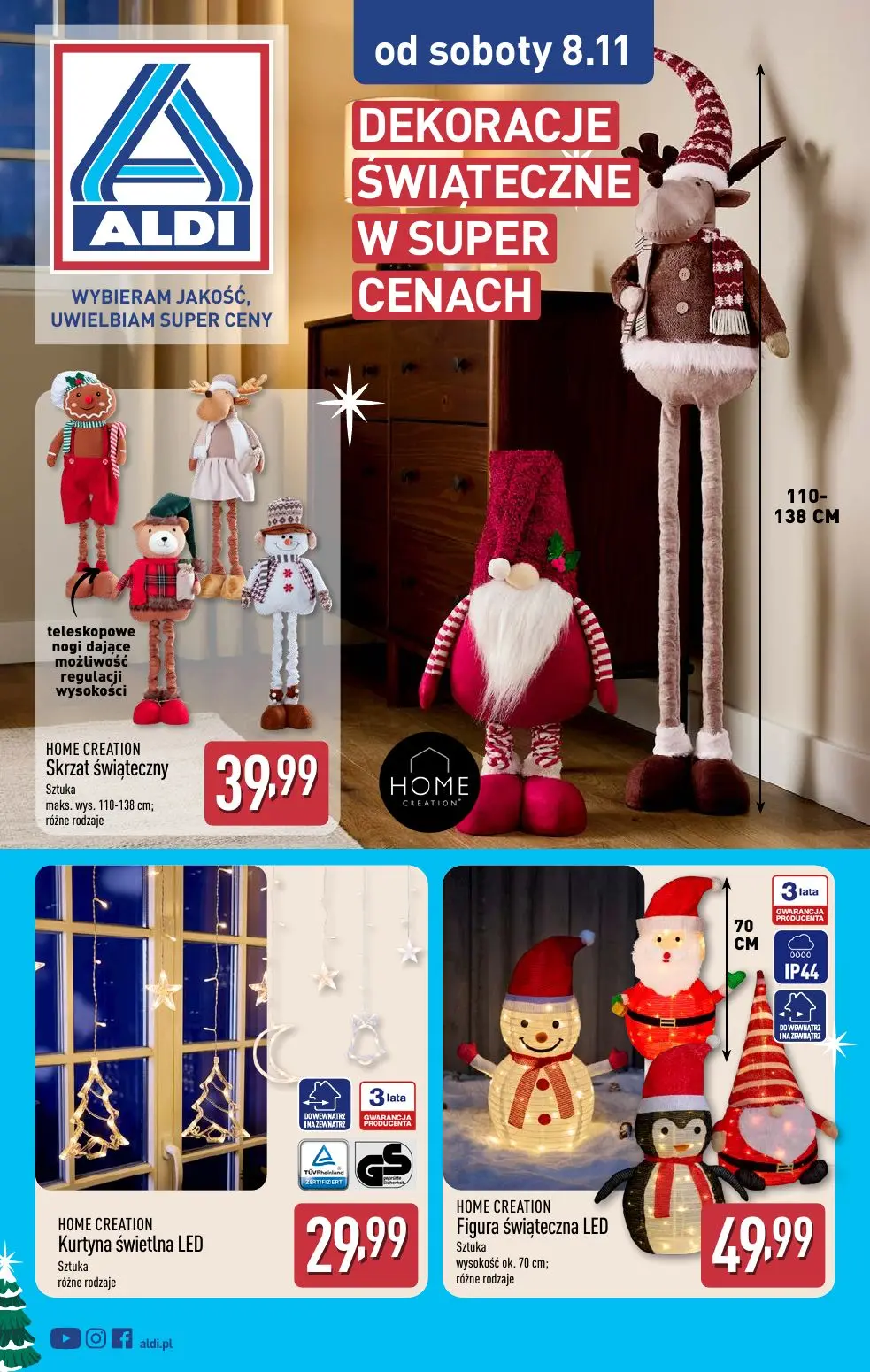 gazetka promocyjna ALDI Świąteczne dekoracje 🎄 - Strona 1