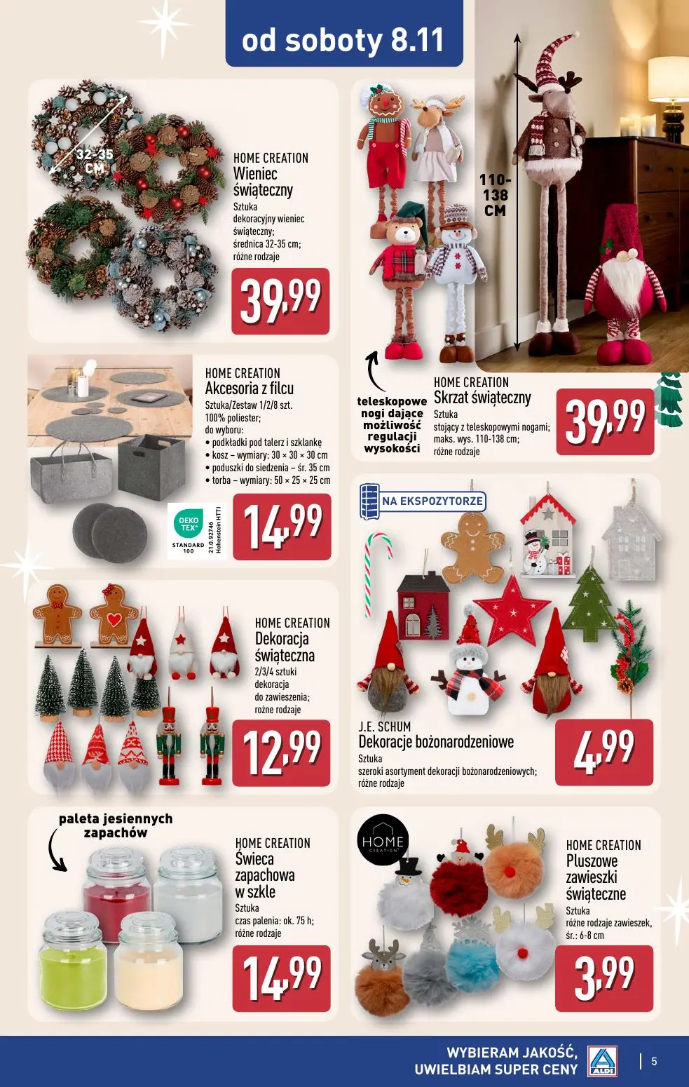 gazetka promocyjna ALDI Świąteczne dekoracje 🎄 - Strona 5