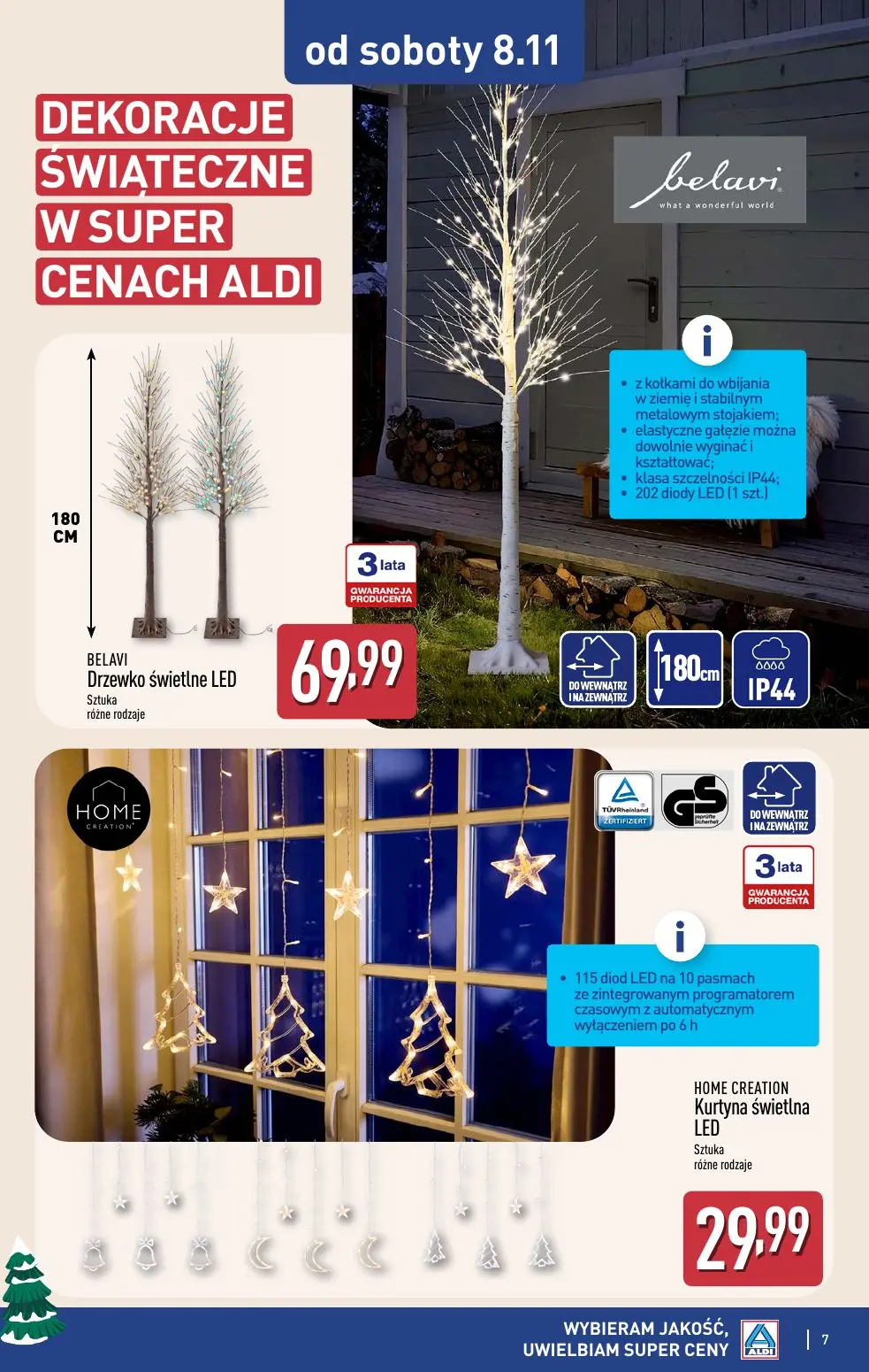gazetka promocyjna ALDI Świąteczne dekoracje 🎄 - Strona 7