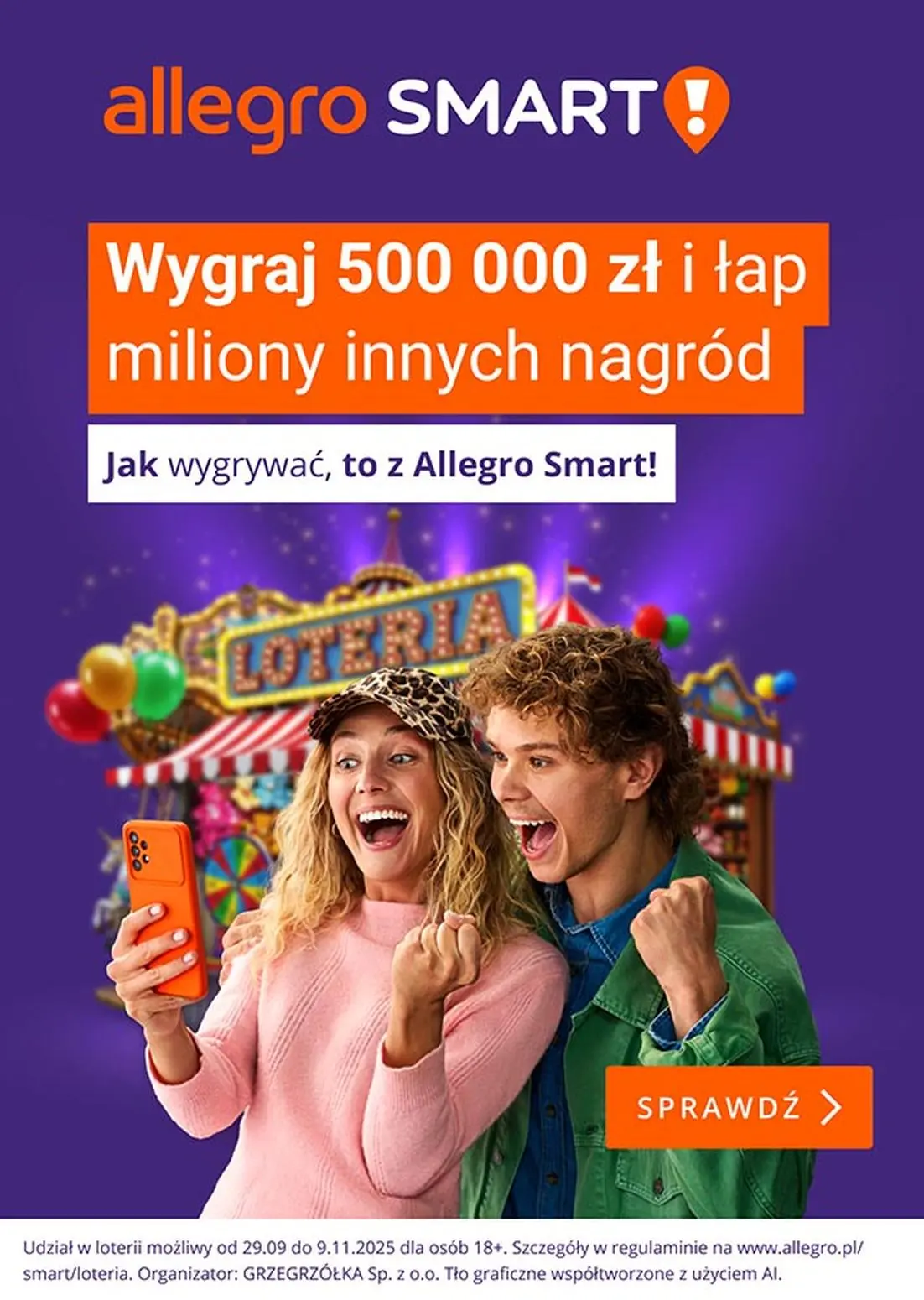 gazetka promocyjna Allegro LOTERIA SMART! - Strona 1