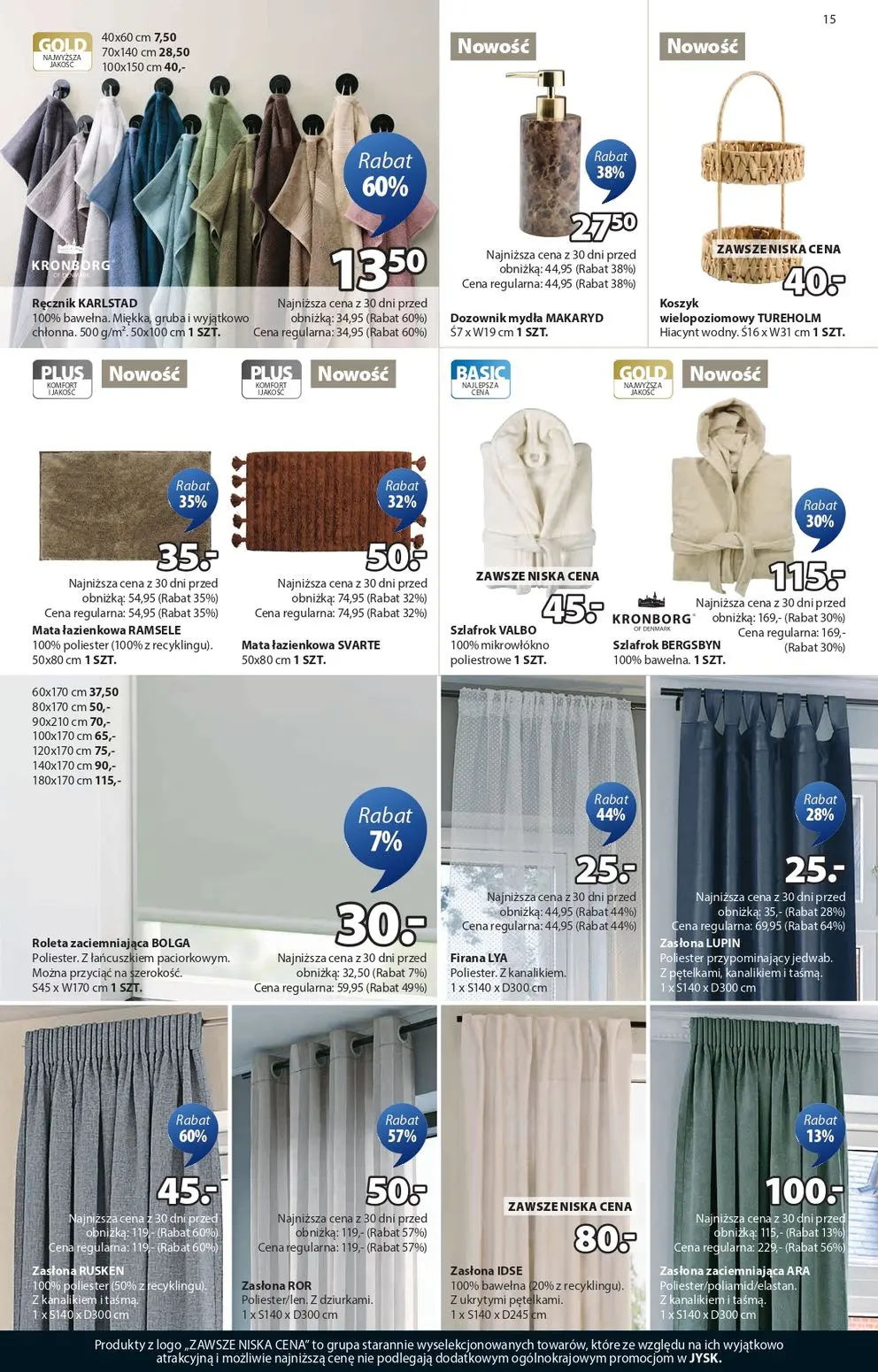 gazetka promocyjna JYSK Świetna oferta dla domu - Strona 15
