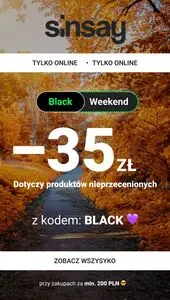 Gazetka promocyjna Sinsay, ważna od 2025-11-06 do 2025-11-09.