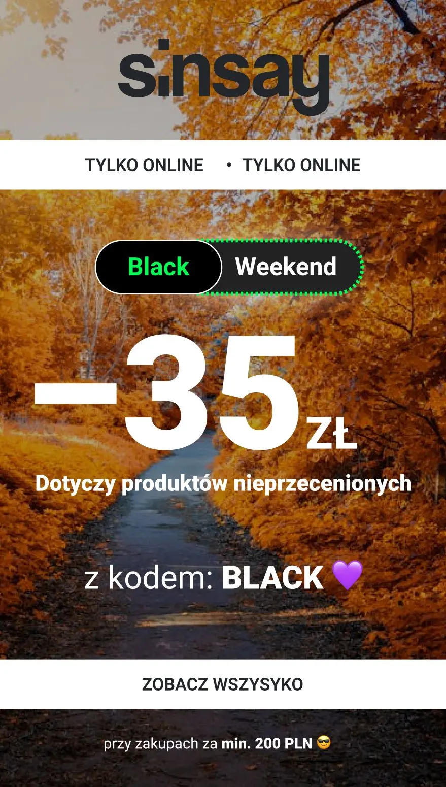 gazetka promocyjna Sinsay 🎯 Temu się nie oprzesz - Strona 1