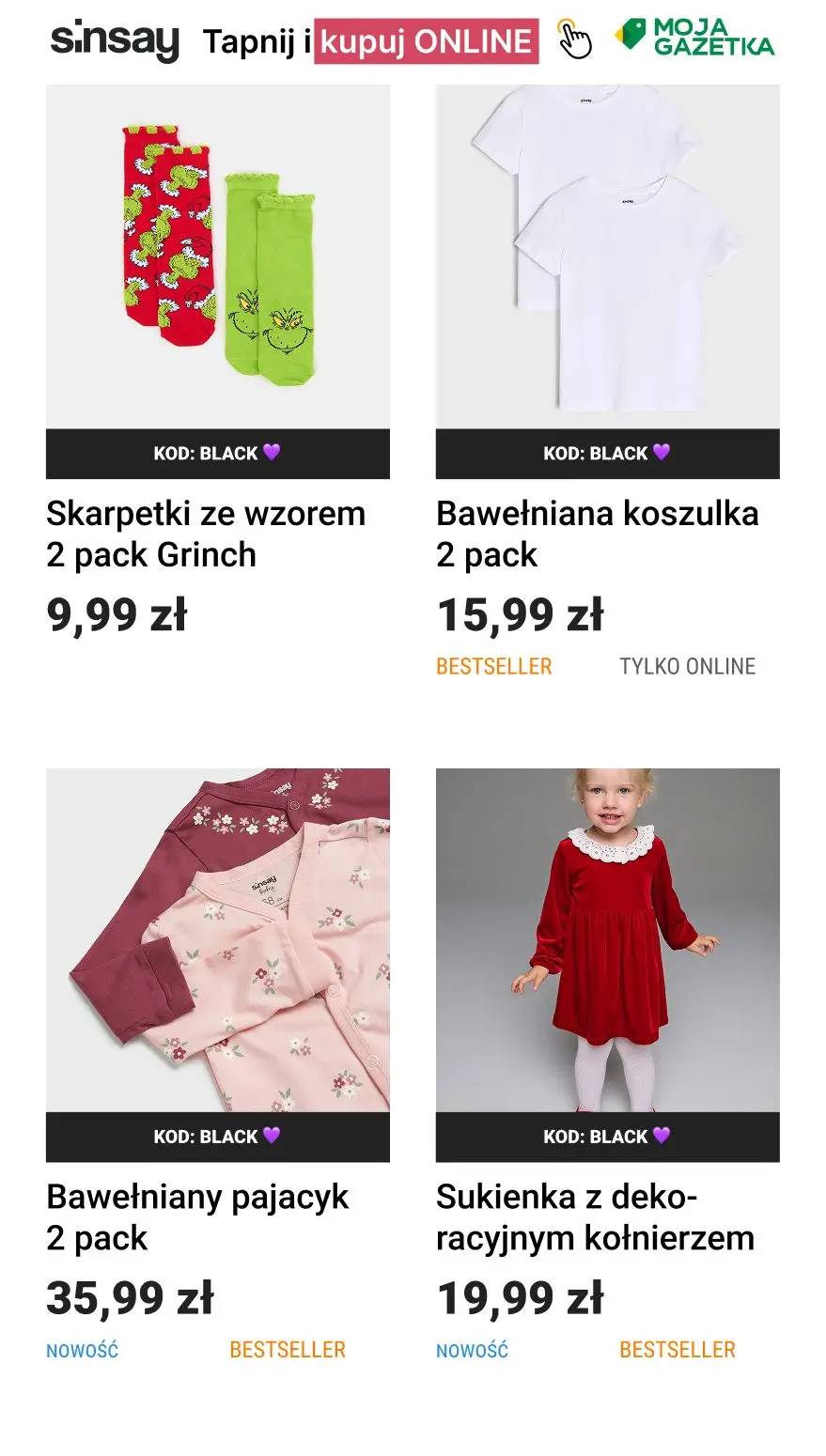 gazetka promocyjna Sinsay 🎯 Temu się nie oprzesz - Strona 9