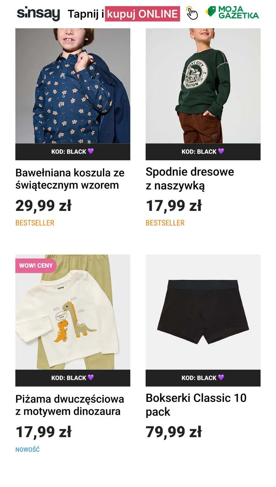 gazetka promocyjna Sinsay 🎯 Temu się nie oprzesz - Strona 12