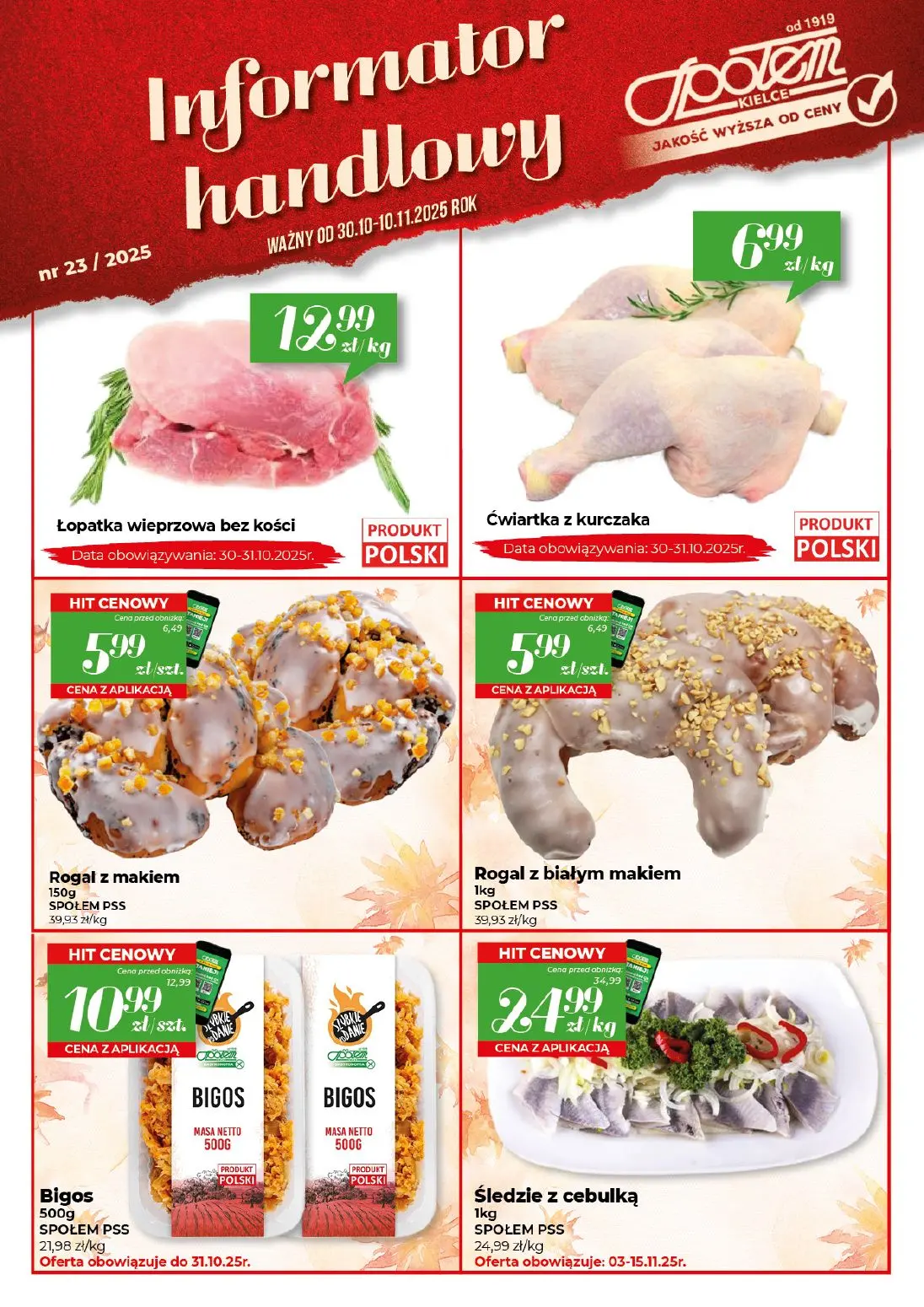 gazetka promocyjna Społem Kielce Jakość wyższa od ceny - Strona 1