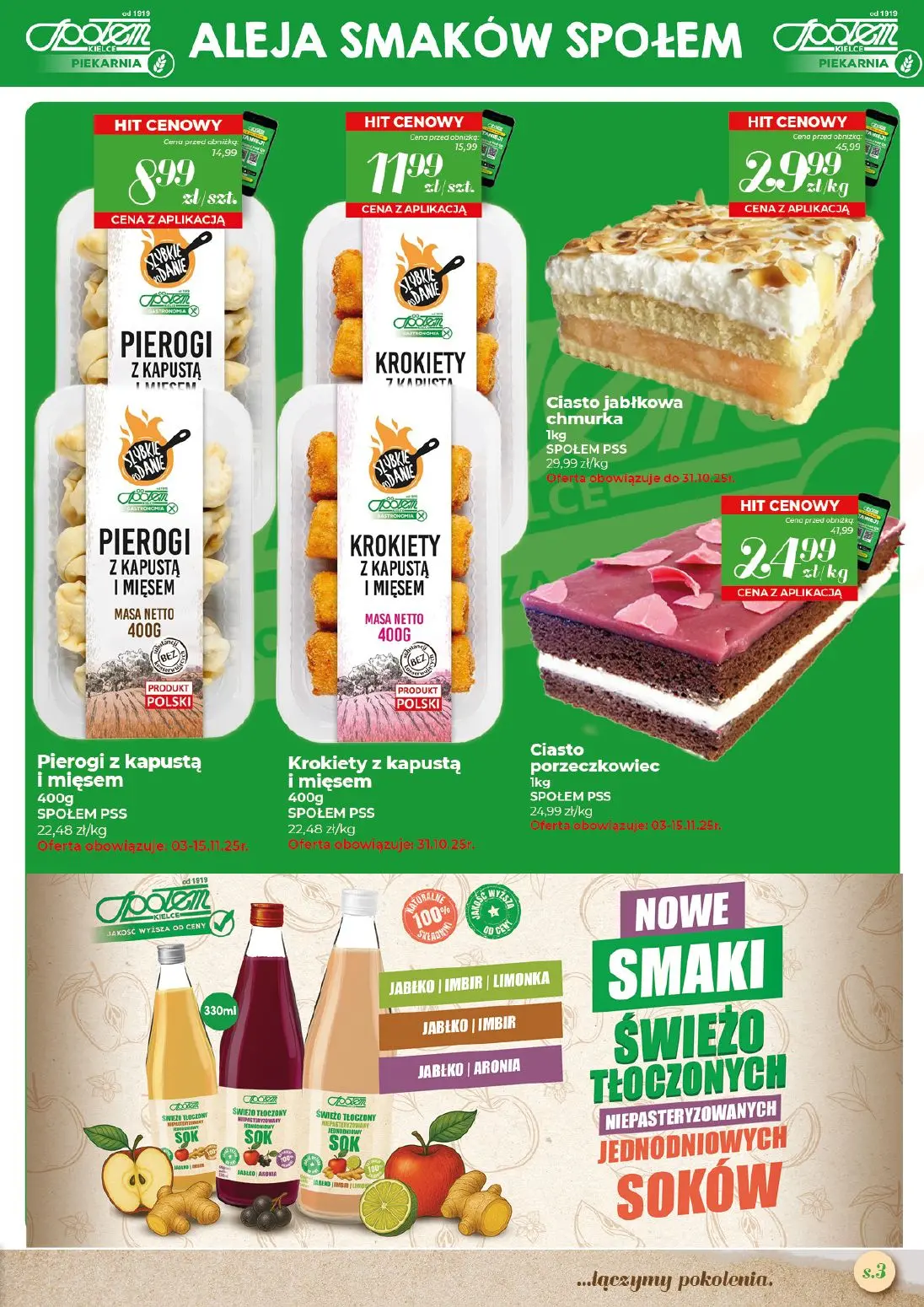 gazetka promocyjna Społem Kielce Jakość wyższa od ceny - Strona 3