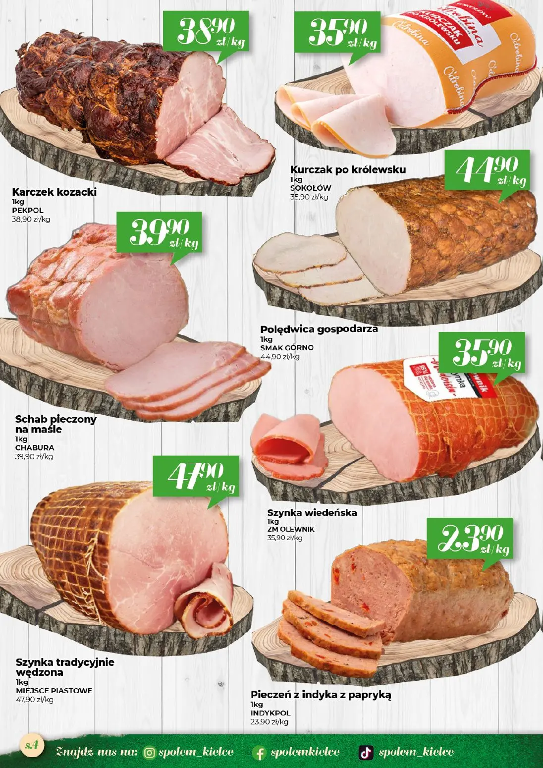 gazetka promocyjna Społem Kielce Jakość wyższa od ceny - Strona 4