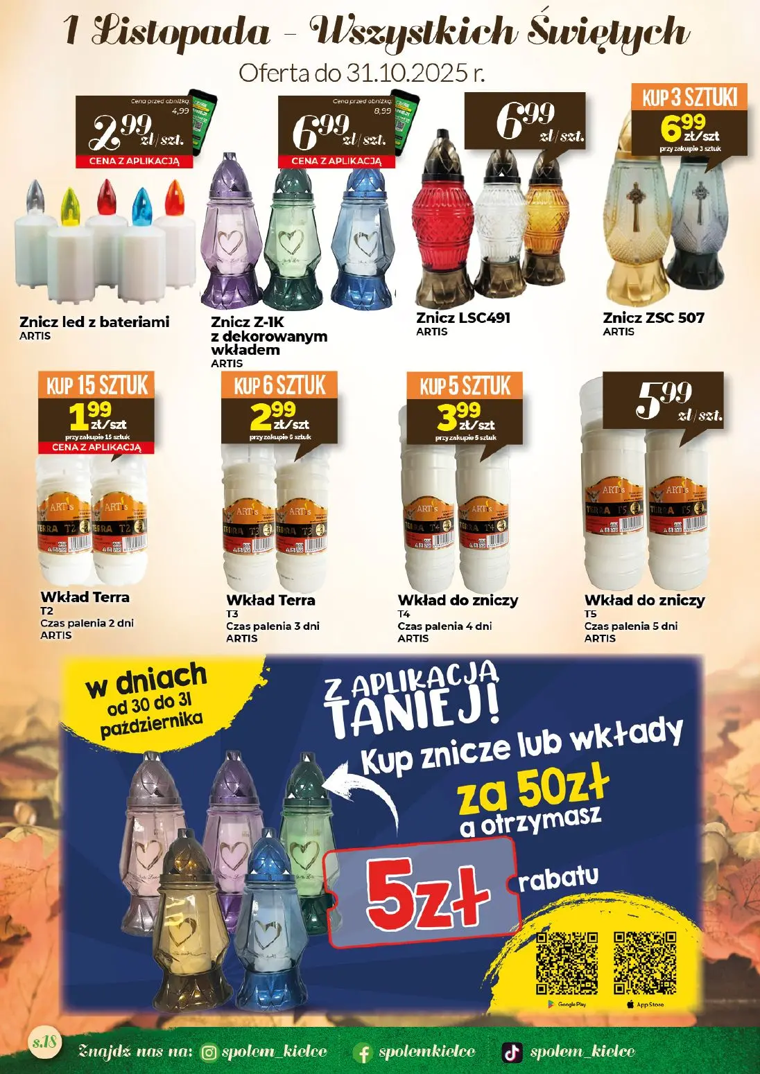 gazetka promocyjna Społem Kielce Jakość wyższa od ceny - Strona 18