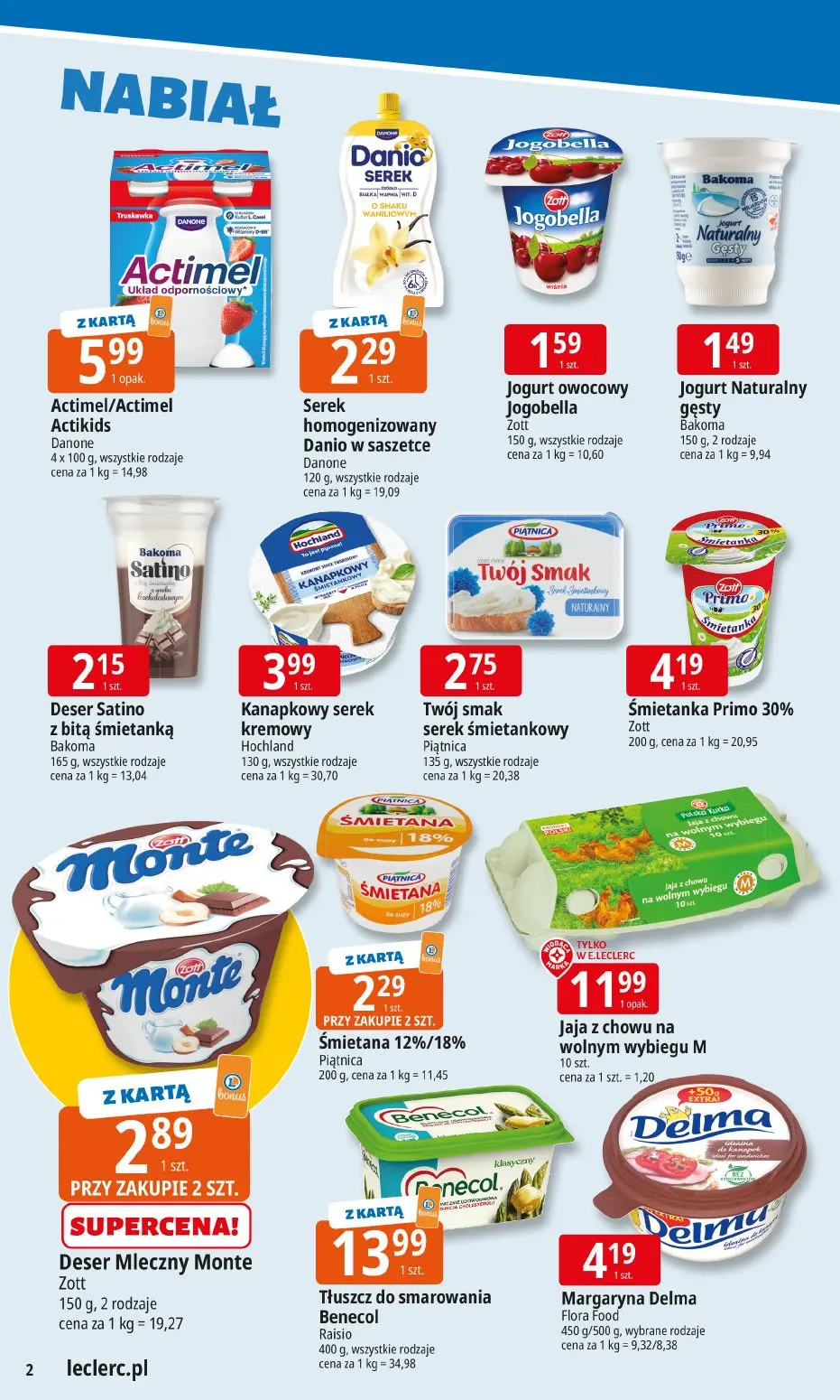 gazetka promocyjna E.Leclerc Tanio to tu! - Strona 2