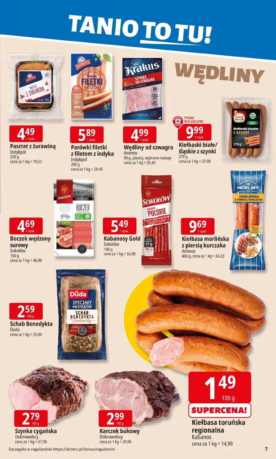 gazetka promocyjna E.Leclerc Tanio to tu! - Strona 7