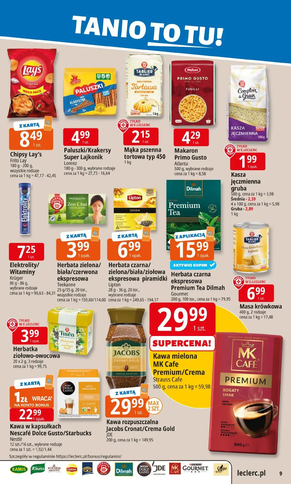 gazetka promocyjna E.Leclerc Tanio to tu! - Strona 9