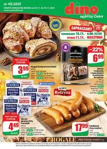 Gazetka promocyjna dino, ważna od 2025-11-05 do 2025-11-10.