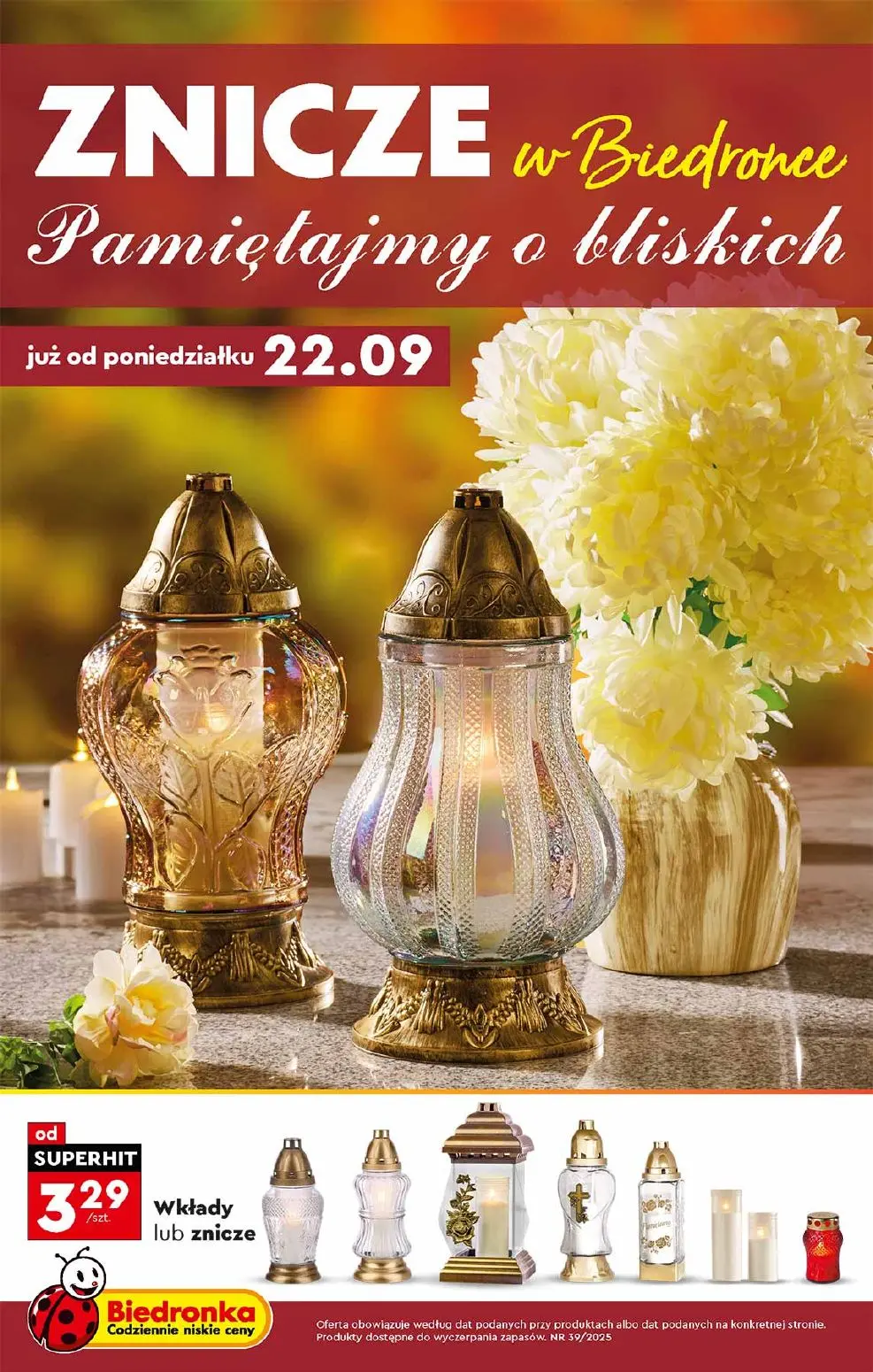 gazetka promocyjna Biedronka Znicze - Strona 1