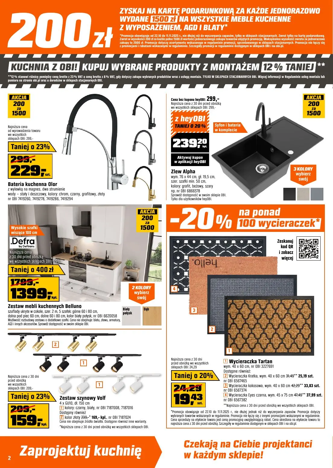 gazetka promocyjna OBI Kuchnia z Obi - Strona 2