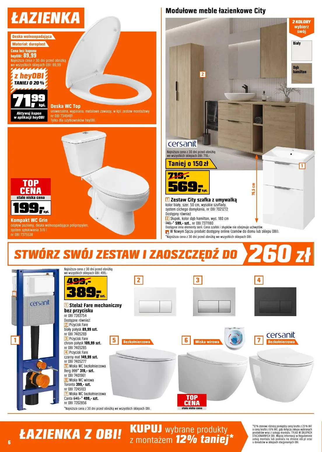 gazetka promocyjna OBI Kuchnia z Obi - Strona 6