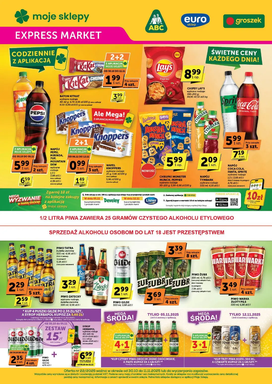 gazetka promocyjna groszek Express market - Strona 1