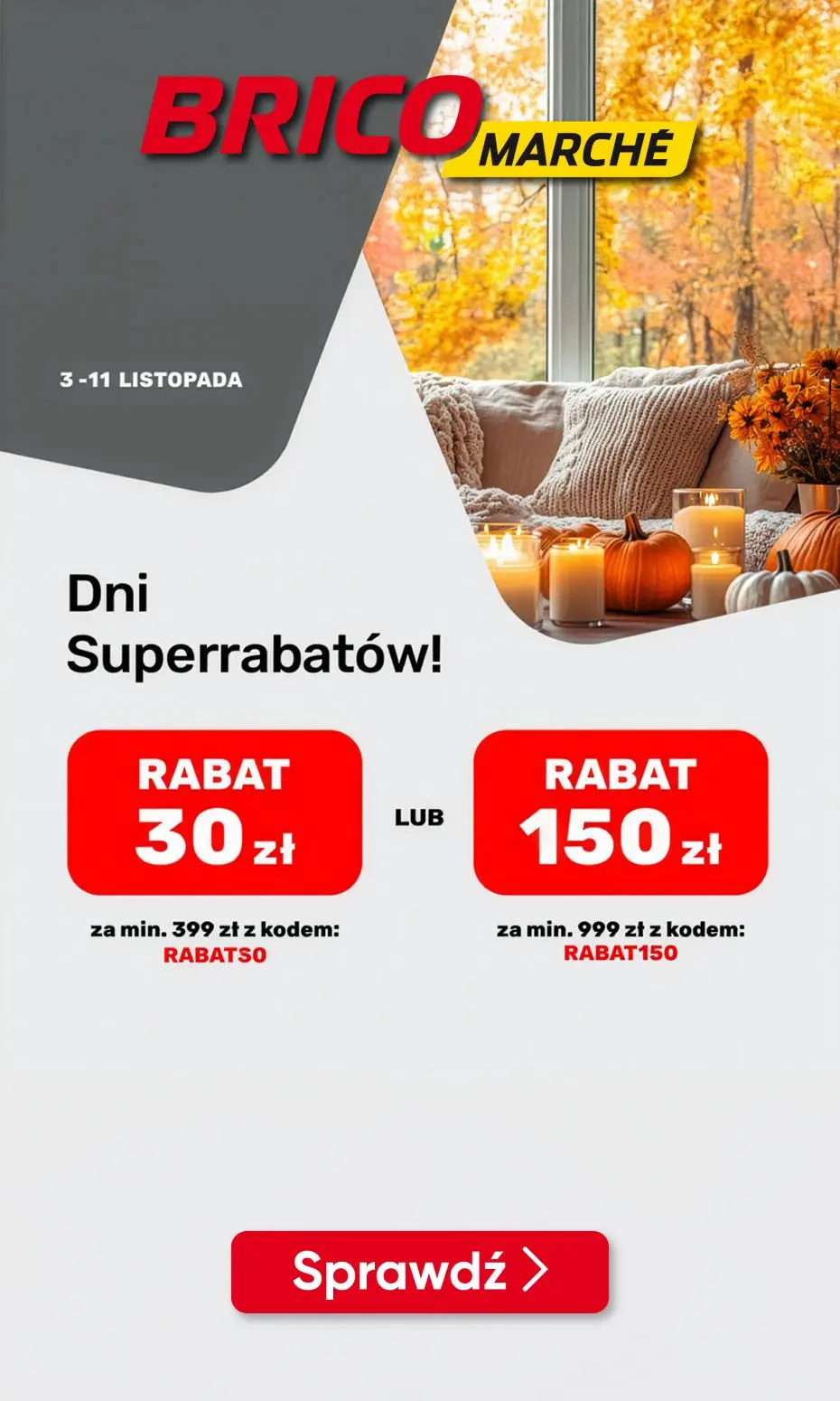 gazetka promocyjna BRICOMARCHE Dni SuperRABATÓW! - Strona 1